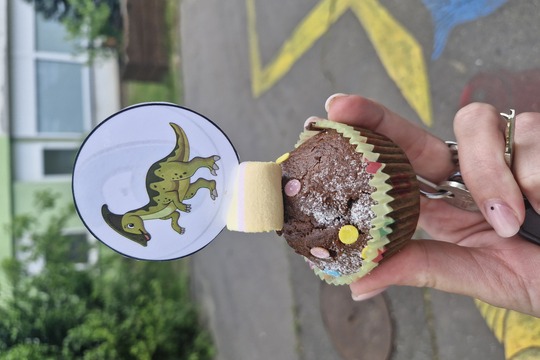 Dinosauří muffiny  1