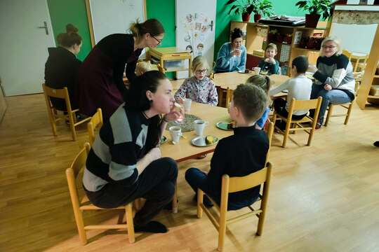 Společná snídaně s rodiči v MŠ 1