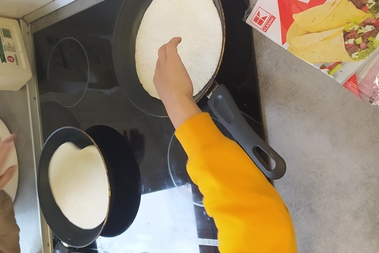 Příprava zdravé svačiny s žáky 1. stupně 1