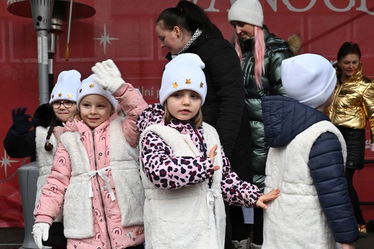 Vánoční vystoupení na Ústecké Vánoce 1