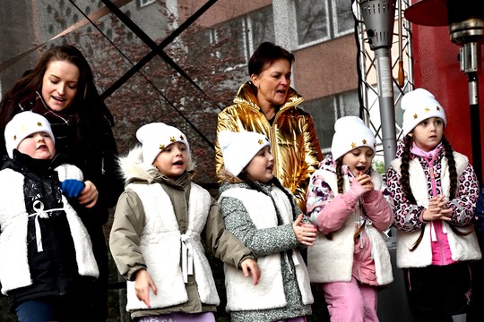 Vánoční vystoupení na Ústecké Vánoce 1