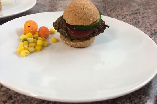 Veganský burger 1