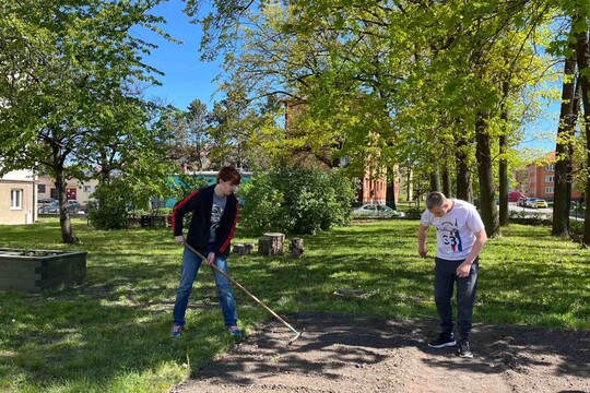 První jarní dny na zahradě První jarní dny na zahradě 1
