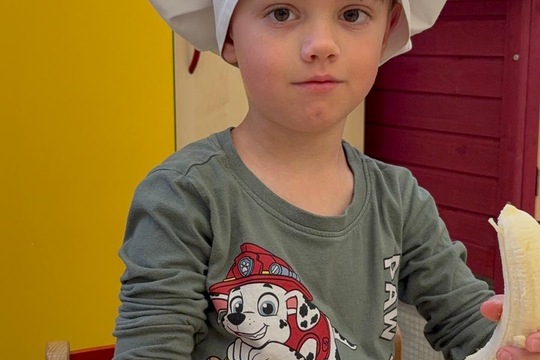 Šlehaný banánový tvaroh 1