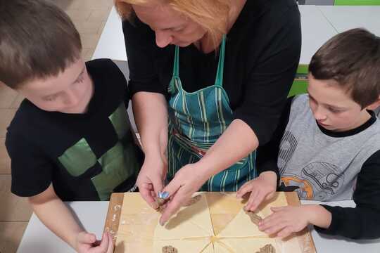 Svatomartinské rohlíčky v 1. a 2. ročníku 1