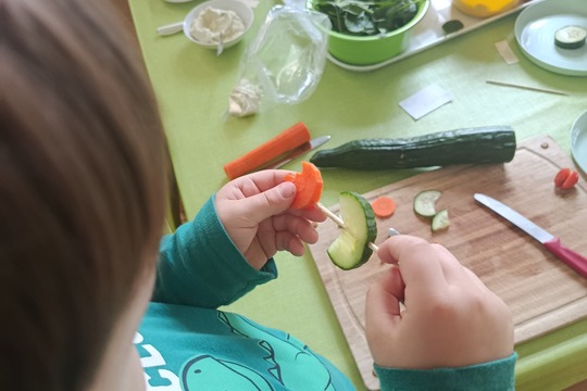 Zeleninové květinky 1