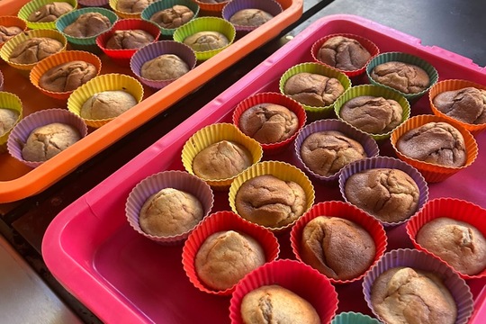 Banánové muffiny 1