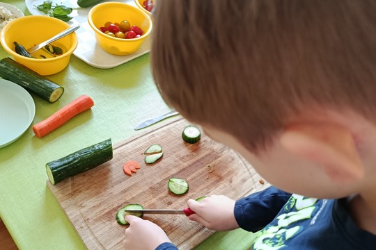 Zeleninové květinky 1