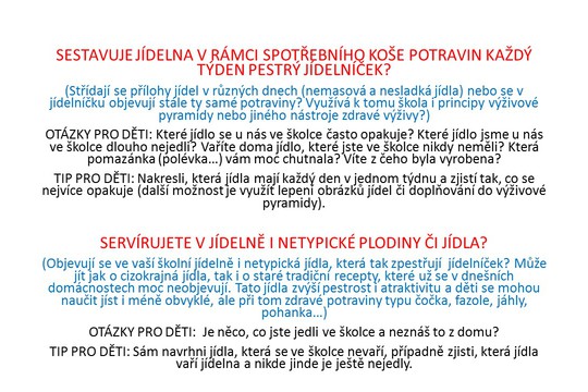 S Ekoškolkou začínáme analyzovat téma JÍDLO 1