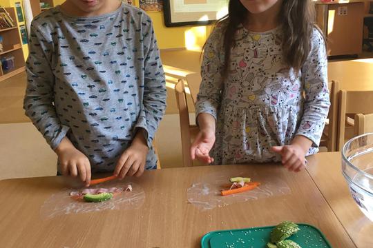 Chefs in Training - Spring Rolls 1