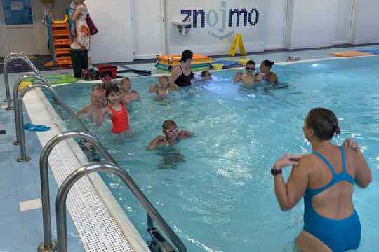 A je to tady!  – první lekce plavání 1