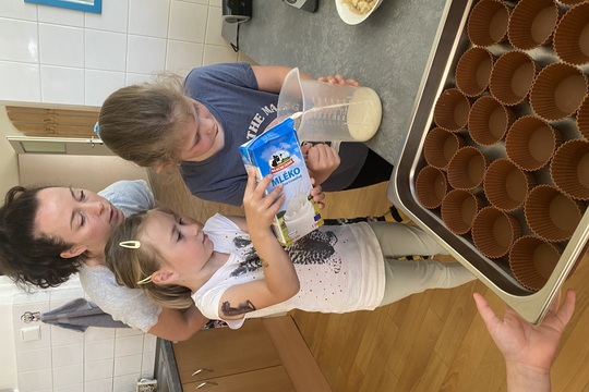 Banánove muffinky 1
