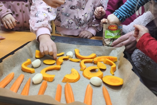 Pomazánka z pečené dýně a mrkve Pomazánka z pečené dýně a mrkve 1