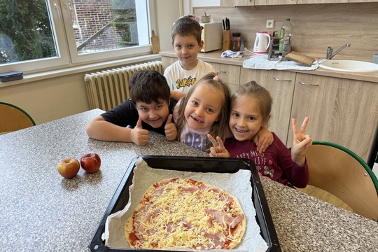 Zdravé vaření v přípravné třídě: Jednoduchá a chutná mini pizza 1
