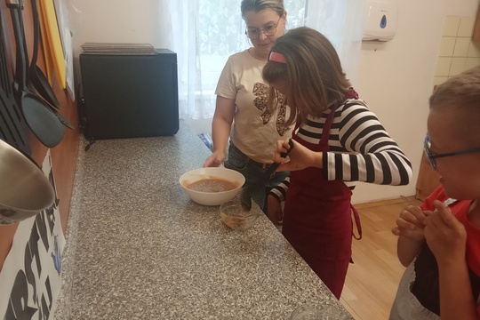 Zpracování jablíček z naší školní zahrady 1