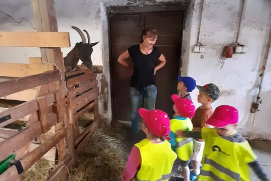 Děti z Lentilek navštívily kozí farmu 1