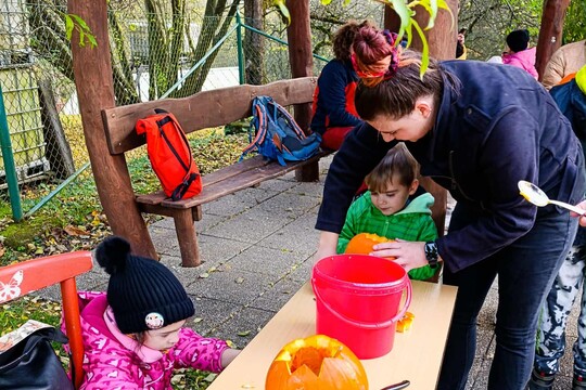 Dýňování na zahradě 1