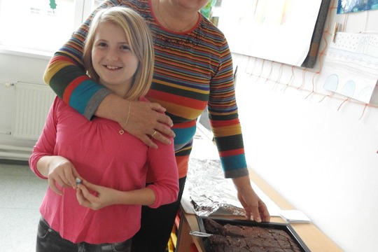Vánoční tvoření s rodiči a ochutnávka Fazolového brownies. 1