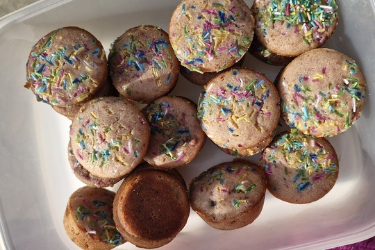 Narozeninové muffinyky 1