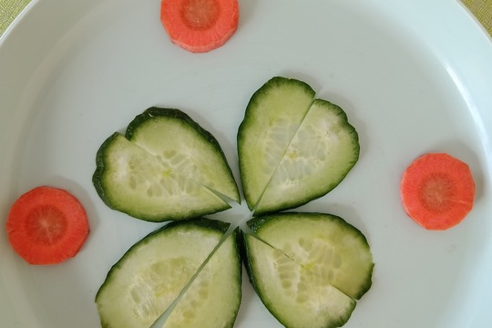 Zeleninové květinky 1