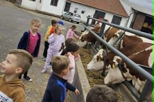Předškoláci vyrazili na farmu do Slavětína 1