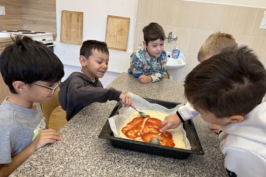 Zdravé vaření v přípravné třídě: Jednoduchá a chutná mini pizza 1