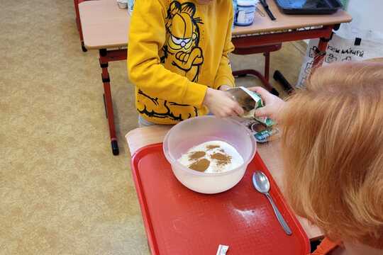 Halloweenské vaření a pečení v 1. a 2. ročníku 1