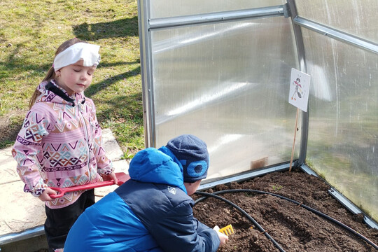 První sázení ve třídě Ferda Mravenec 1