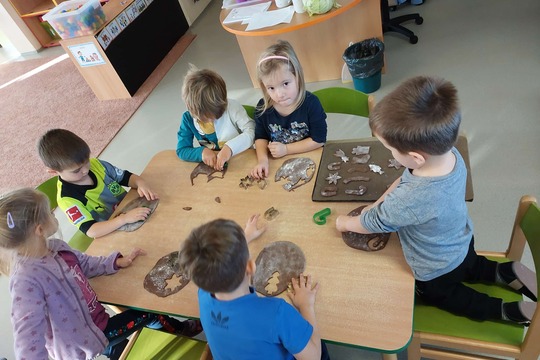 Příprava perníčků a žitných placek 1