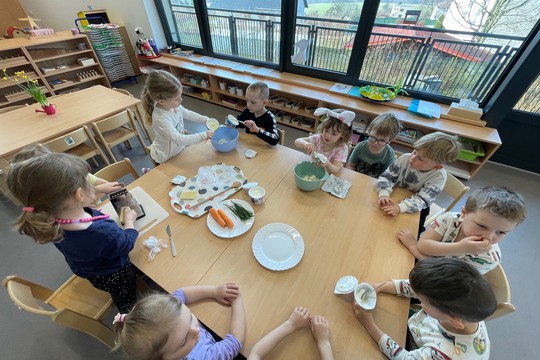 Pomazánky z rukou dětí 1