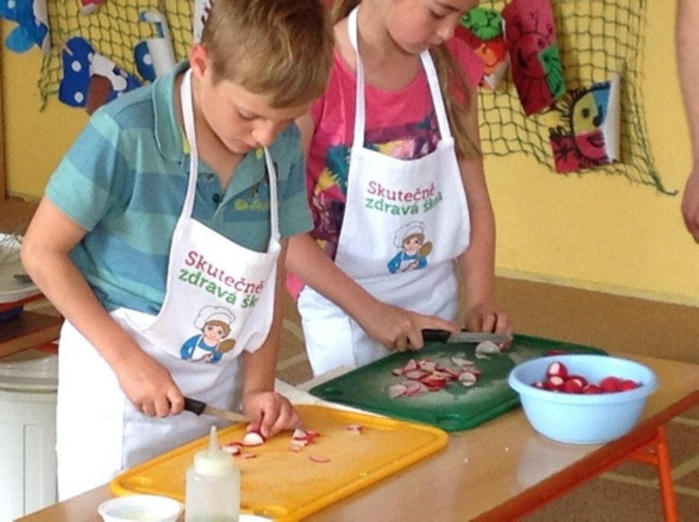 Zdravé vaření s žáky základních škol 